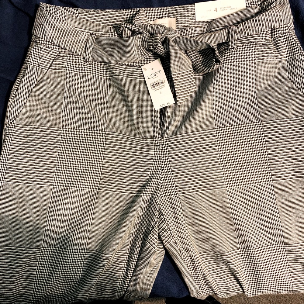 Loft high rise formal pants.
